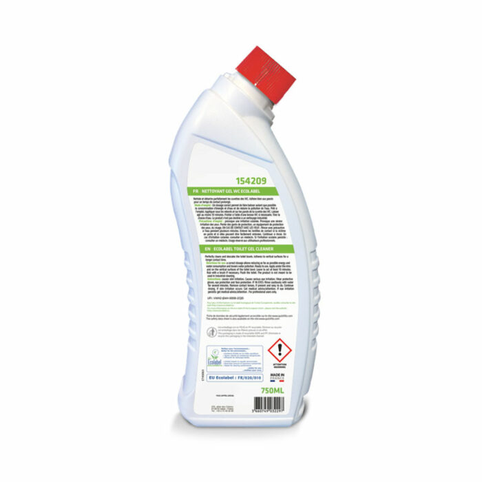 Gel WC nettoyant ecolabel 750mL dos