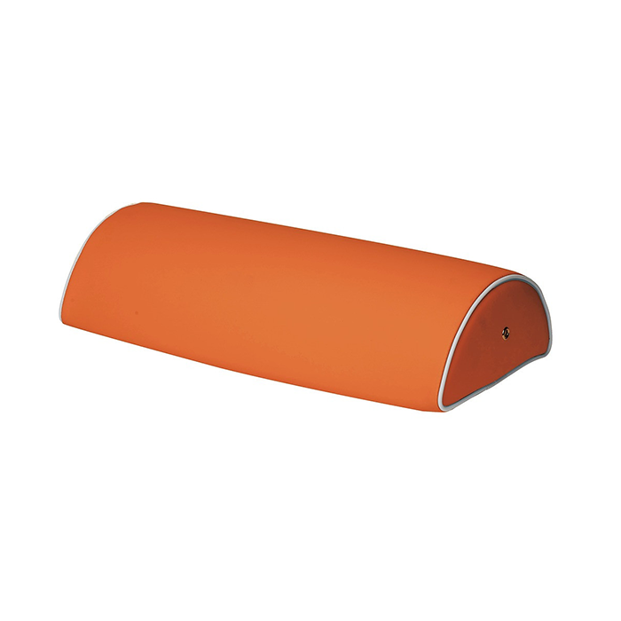 coussin demi-cylindre orange