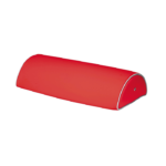 coussin demi-cylindre rouge