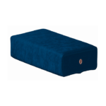 coussin rectangulaire bleu 10cm