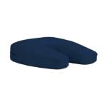 coussin visage bleu