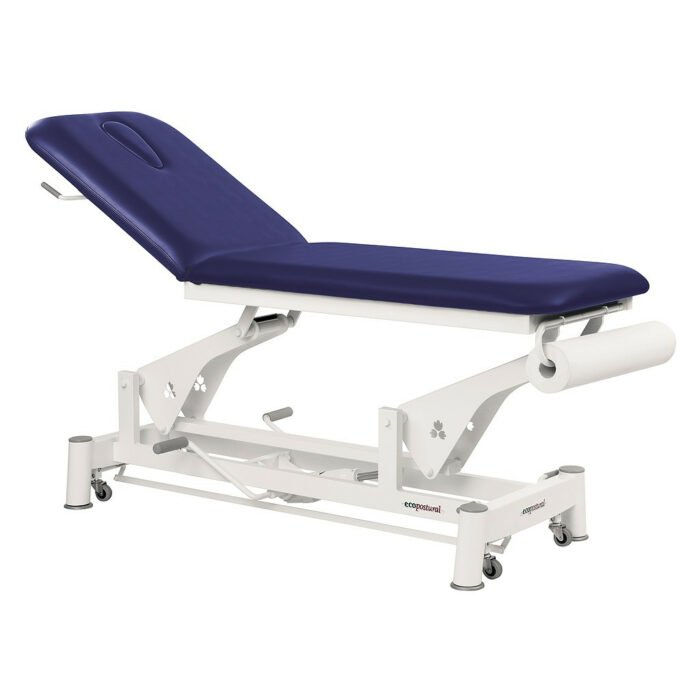 table de massage électrique 2 plans C5733 bleu marine