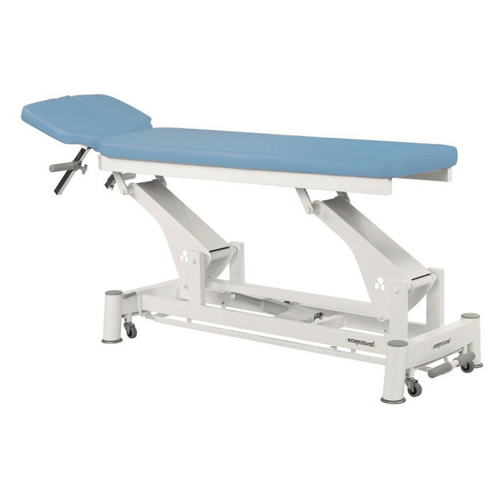 table de massage électrique écopostural bleu