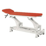 table de massage électrique écopostural rouge