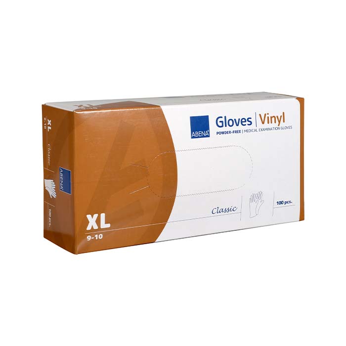 Gant jetable vinyle XL 9/10 100 unités
