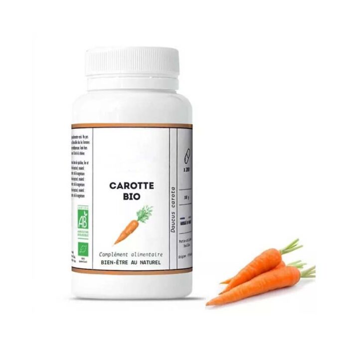 gélules carottes bio complément alimentaire