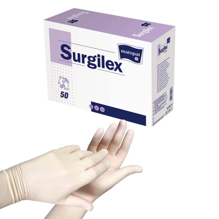 gants latex non poudrés surgilex