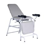 fauteuil gynecologique fixe gris