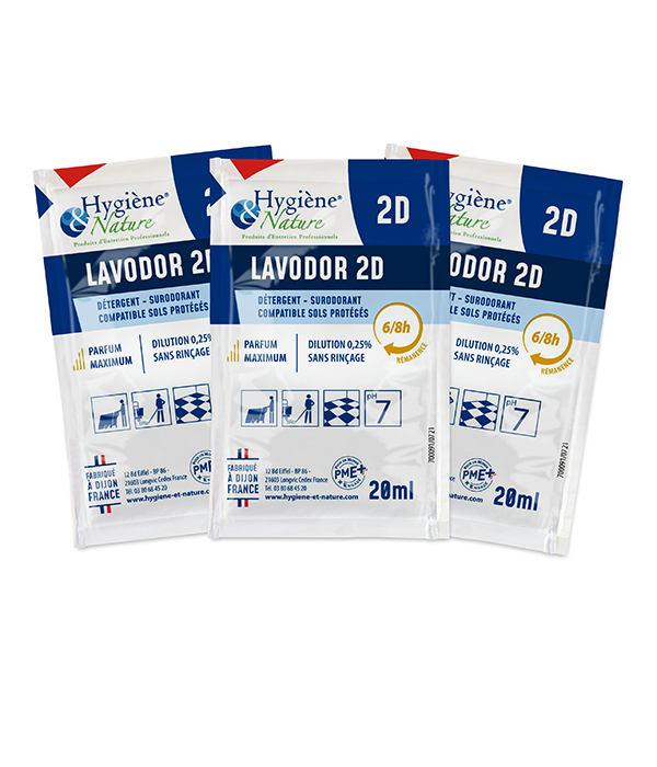 Lavodor 2D doses 250 de 20 ml détergeant pour sol