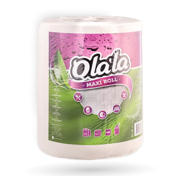 Ola'la MAXI ROLL - Essuie-tout - 400 formats - 2plis