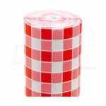 Rouleau nappe papier carreaux rouge